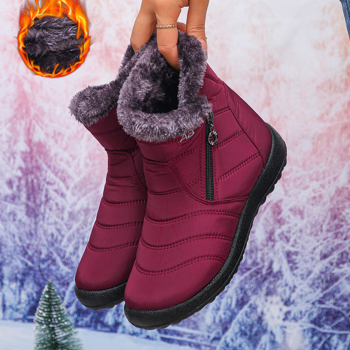 Damen Thermo-Winterstiefel mit kuscheligem Innenfutter und seitlichem Reißverschluss Drune
