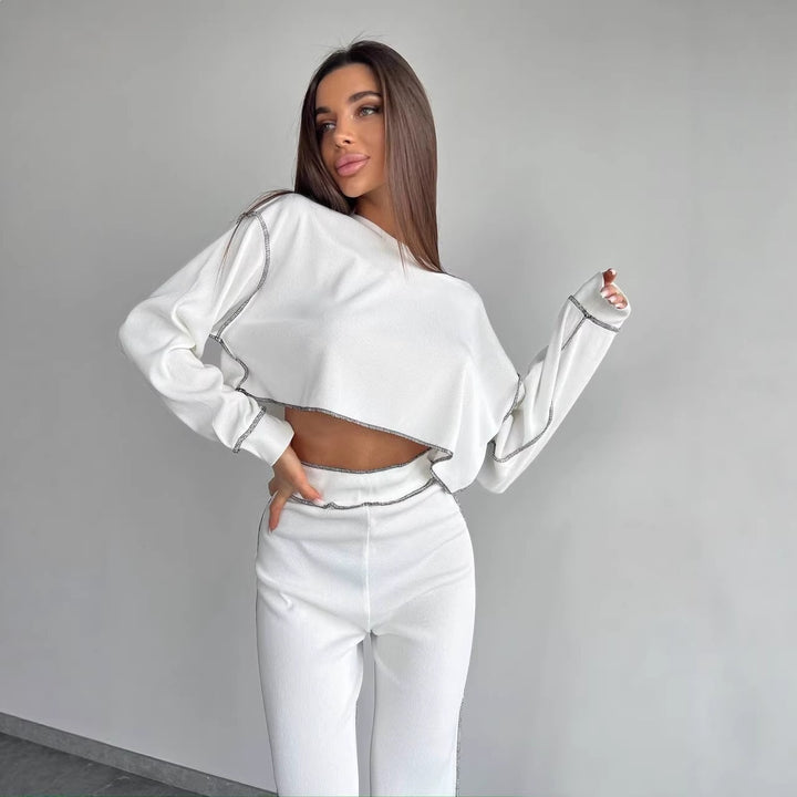 Damen Lässiges und elegantes Lounge-Set mit weitem Schnitt Drune