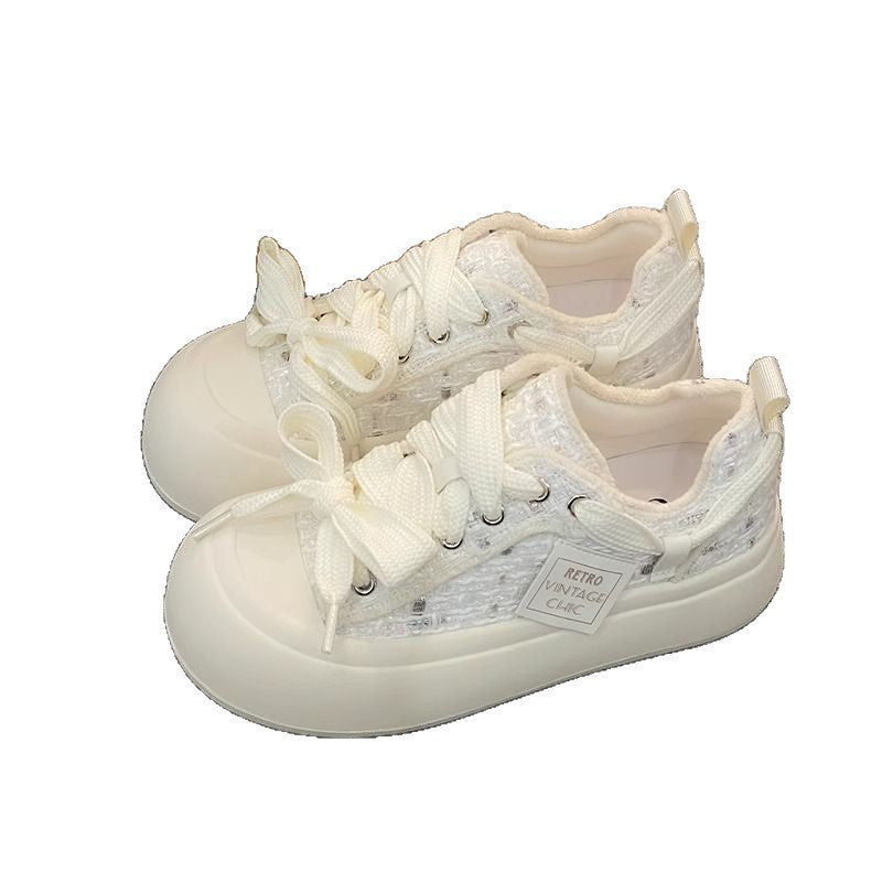 Damen Retro-Inspirierte Sneakers mit atmungsaktivem Obermaterial und modischem Design Drune