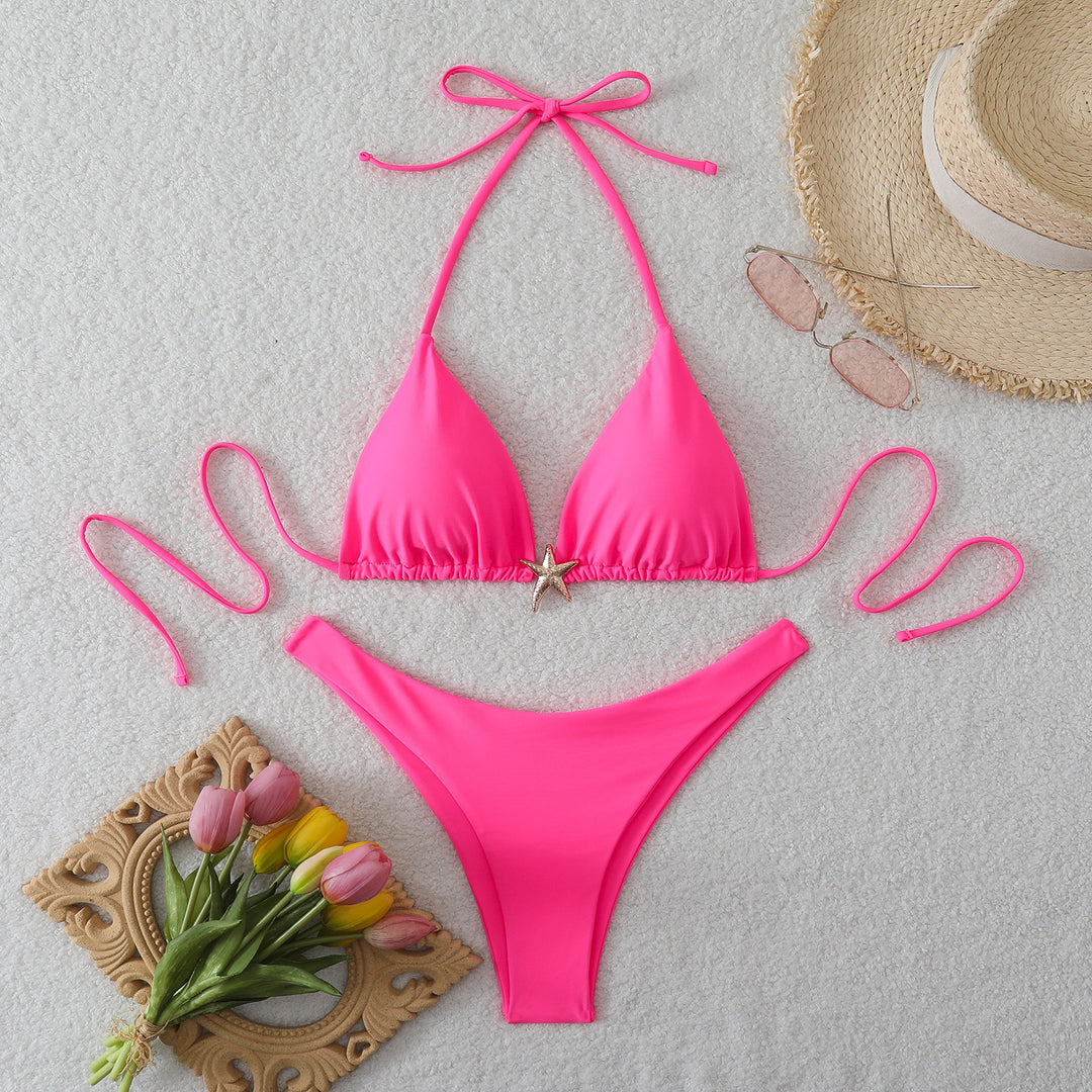 Damen Bikini mit verstellbarem Träger Drune
