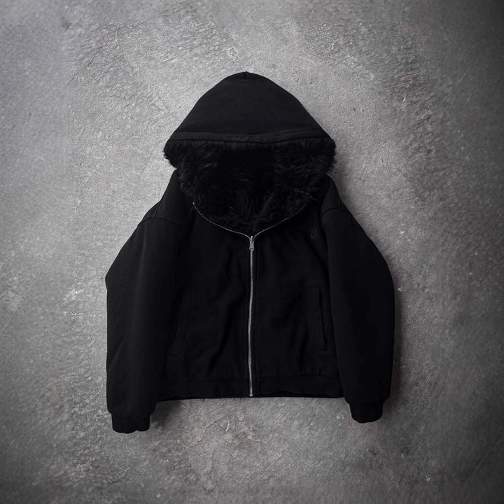 Damen Kapuzenjacke mit weichem Innenfutter und sportlichem Schnitt Drune