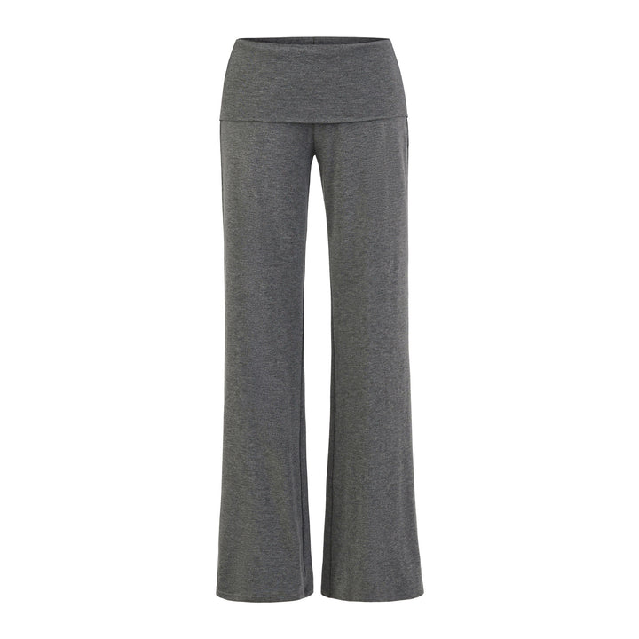 Damen weite Yoga-Hosen mit hohem Bund Drune