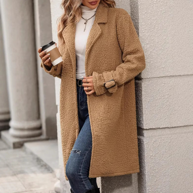 Damen Teddy-Mantel Drune