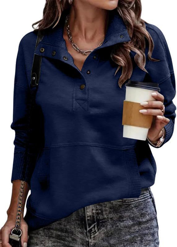 Damen urbaner sportlicher Pullover Drune