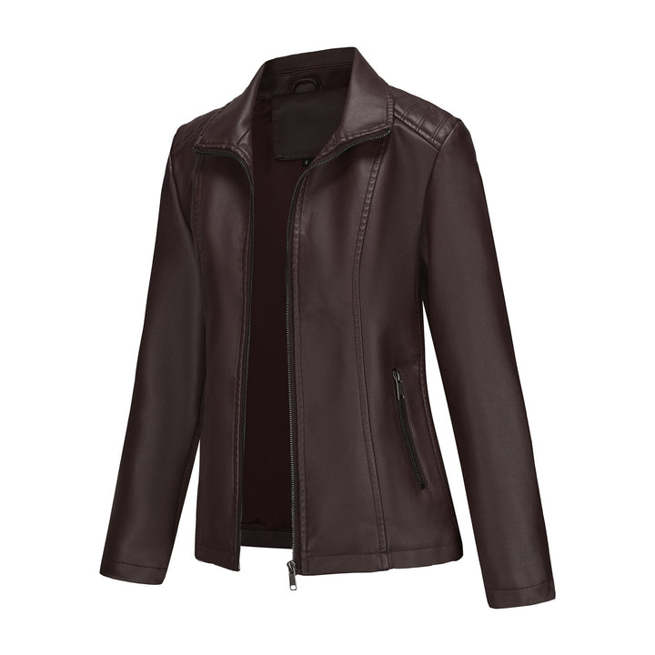Damen Kunstlederjacke Drune