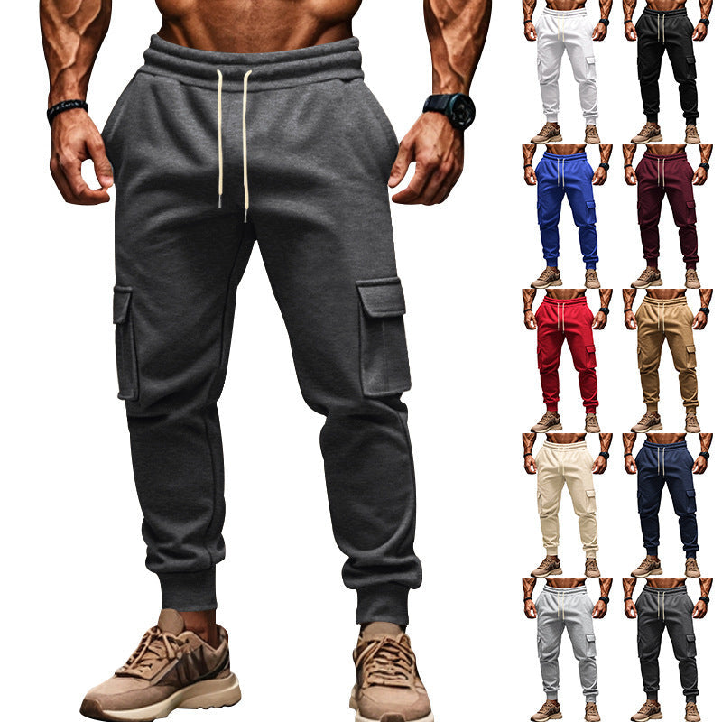 Herren Cargo-Freizeithose mit verstellbarem Bund und funktionalen Taschen Drune