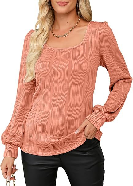 Damen trendiges, gestreiftes Blusenoberteil Drune