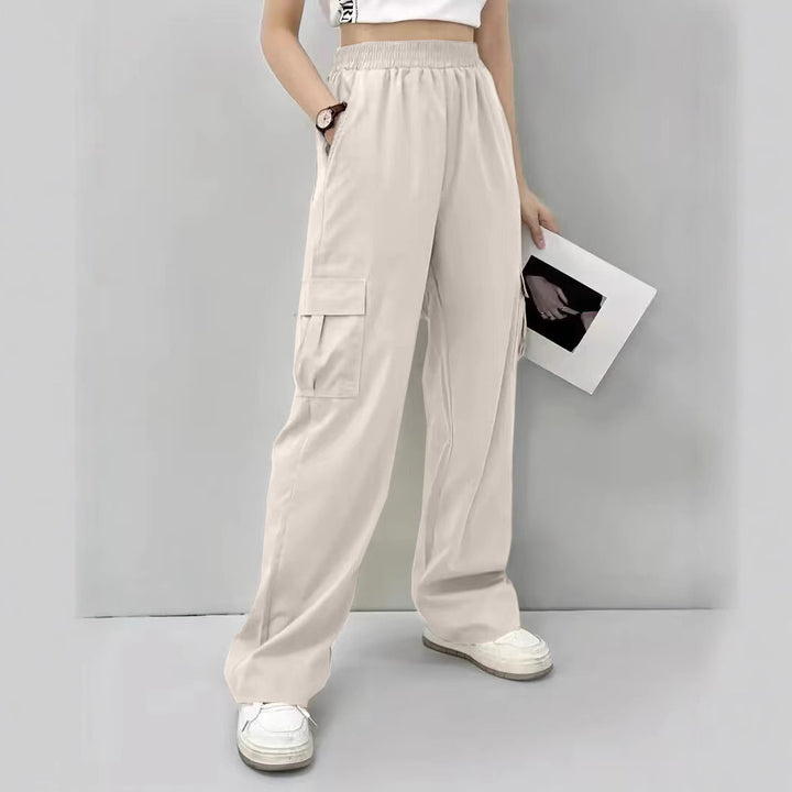 Damen Cargo-Hose mit elastischem Bund und praktischen Seitentaschen Drune