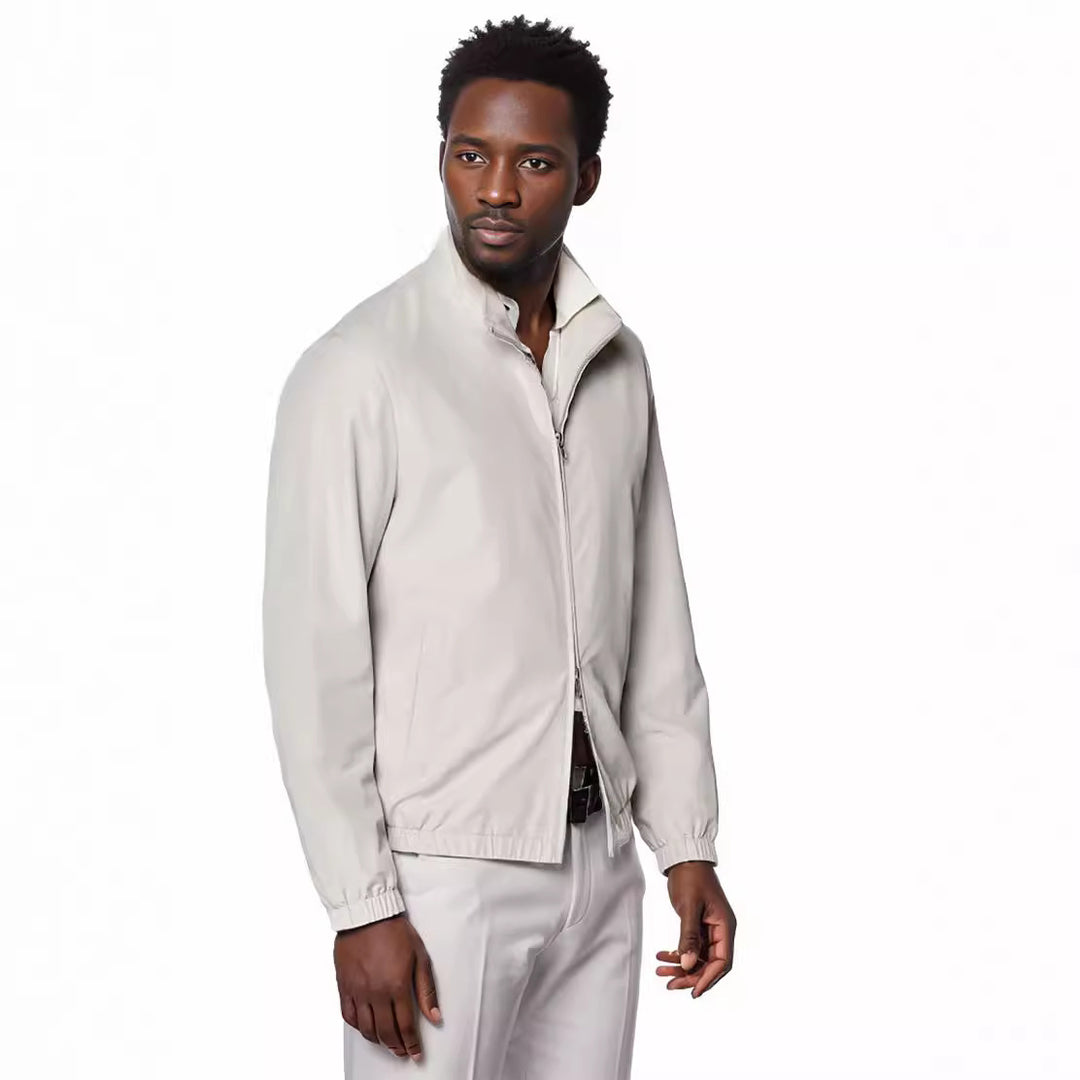 Herren leichte Freizeitjacke mit elastischem Bündchen Drune
