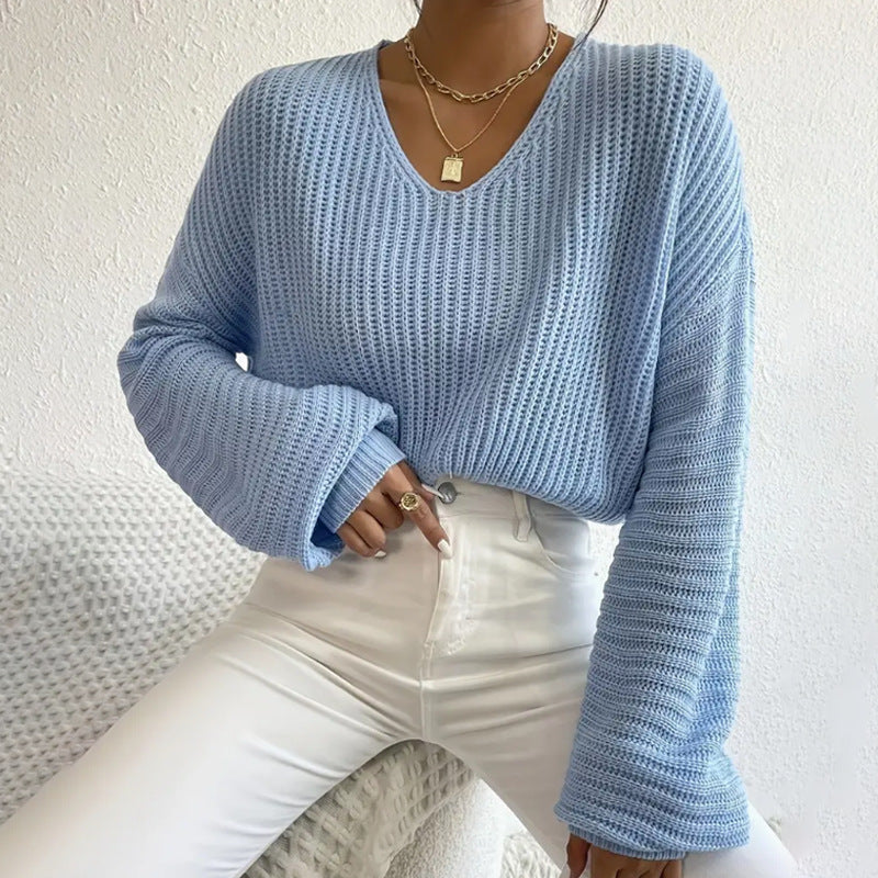 Damen Strickpullover mit luftiger Ajour-Muster und hochwertigen Details Drune