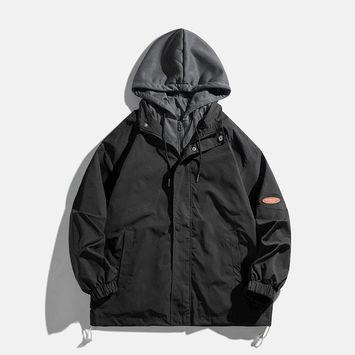 Unisex Übergangsjacke mit Kapuze und atmungsaktivem Innenfutter Drune