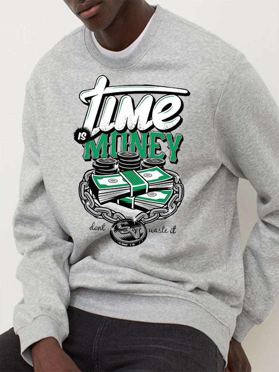Damen Sweatshirt mit kreativem Grafikdruck Drune
