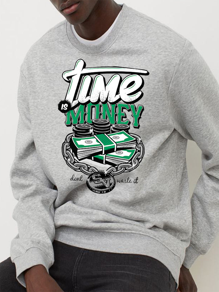 Damen Sweatshirt mit kreativem Grafikdruck Drune
