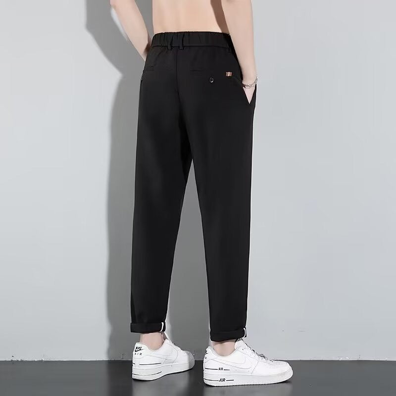 Herren schlanke Chino-Hose mit elegantem Schnitt und atmungsaktivem Material Drune