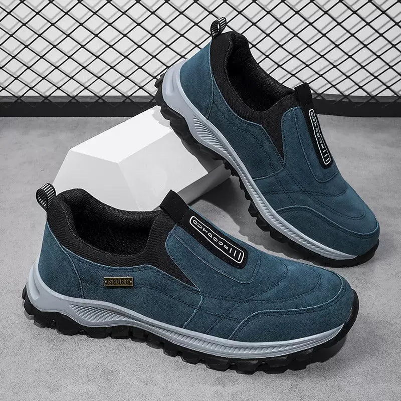 Damen Freizeit Slip-On Sneakers mit atmungsaktivem Obermaterial und rutschfester Sohle Drune