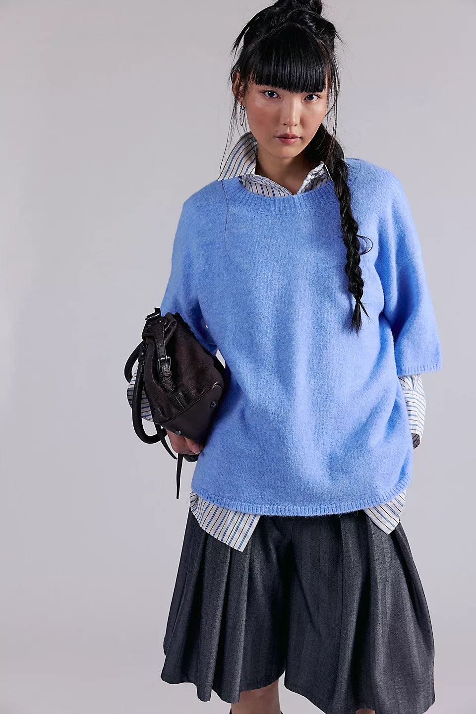 Damen Stylish halbtransparentes Sweatshirt mit Spitze und lässigem Schnitt Drune