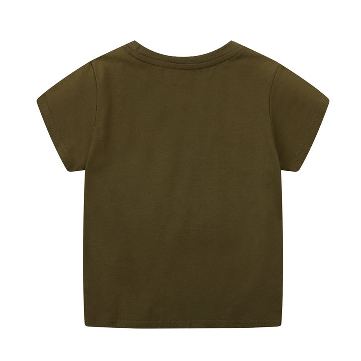 Kinder T-Shirt mit kreativem Löwen-Motiv Drune