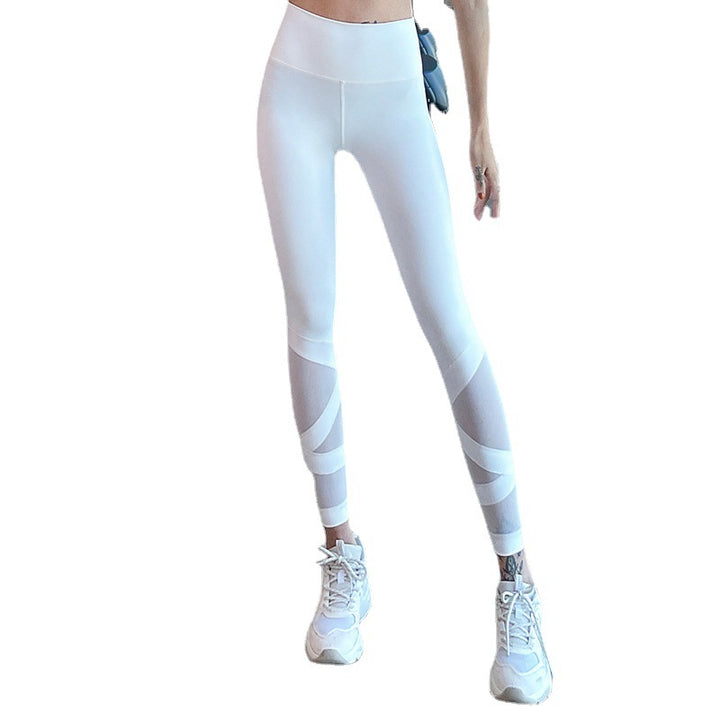 Damen Hochtaillierte Sportleggings mit innovativen Mesh-Einsätzen Drune