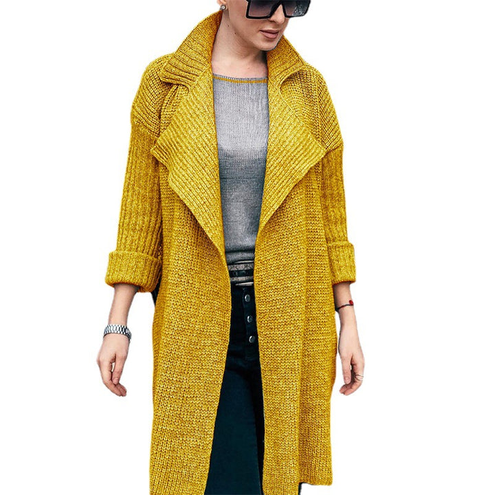 Damen oversized Strickmantel Drune