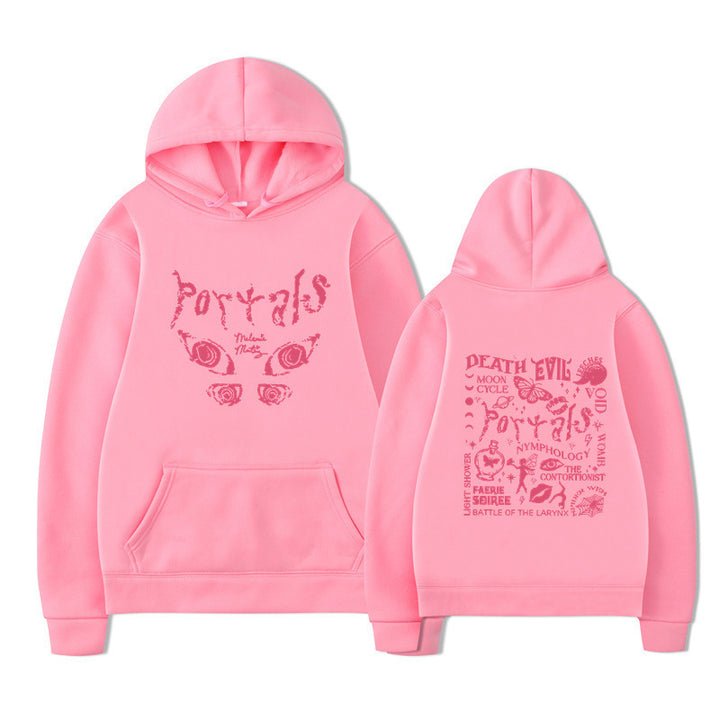 Damen Kapuzenpullover mit kreativem Motiv und bequemer Passform Drune