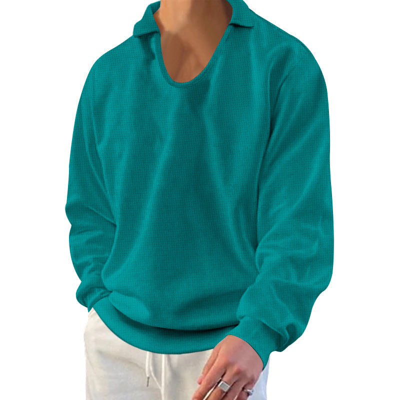 Herren lässiger Pullover mit strukturiertem Stoff und modernem Schnitt Drune