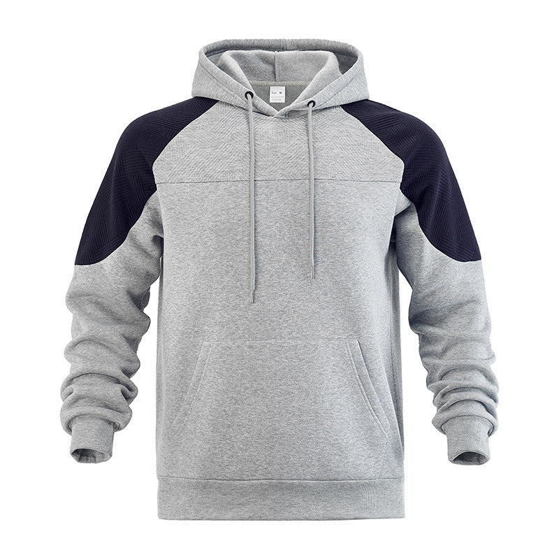 Herren Kapuzenpullover mit Sportlichem Design und Kontrastdetails Drune