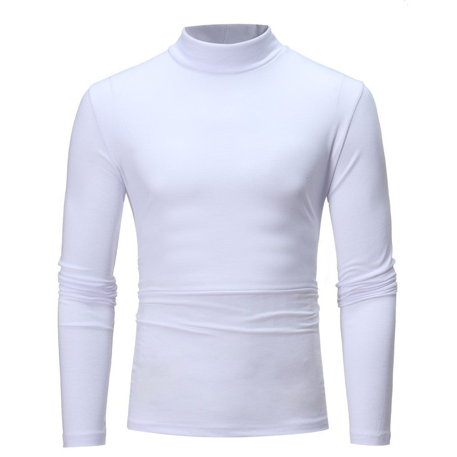 Herren turtleneck Langarmshirt Drune