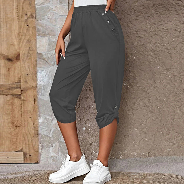 Damen Sportliche Jersey-Hosen Drune
