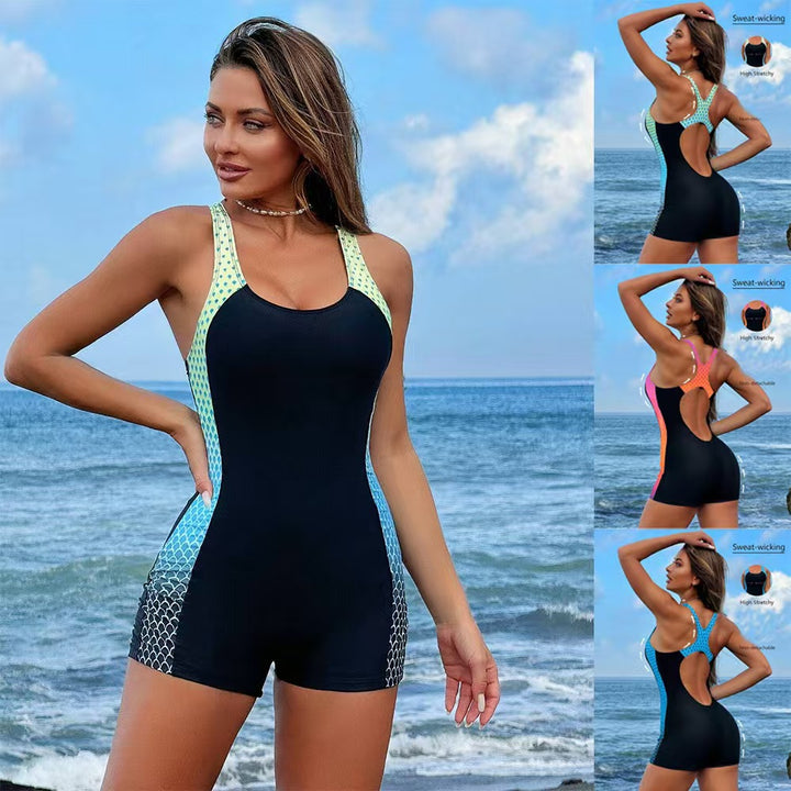 Damen Sportlich geschnittene Unterwasserschwimmkombination Drune