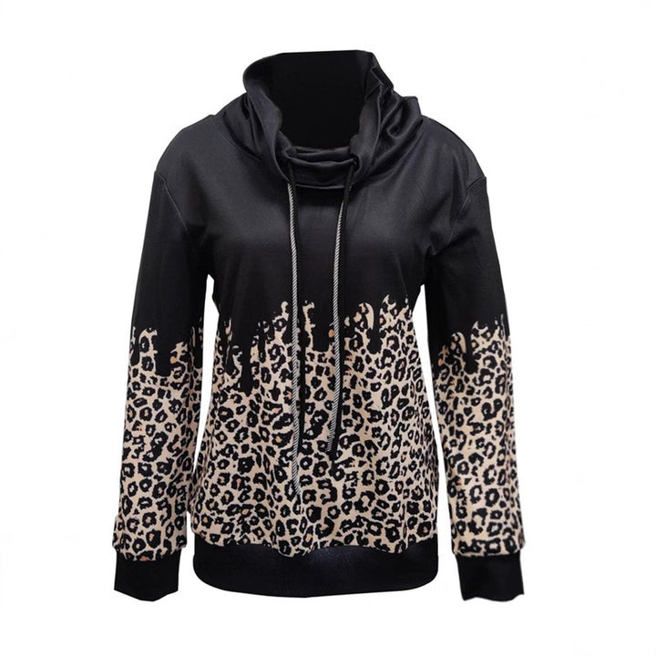Damen Kapuzenpullover mit trendigem Animal-Print und lässigem Schnitt Drune