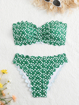 Damen Bikini-Set mit floralem Muster Drune