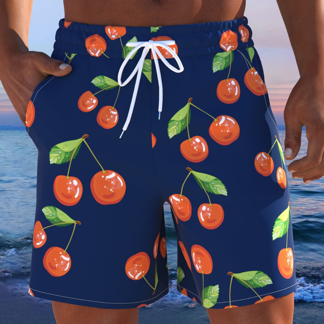 Herren Schwimmmode mit frischem Kirschdesign und bequemer Passform Drune