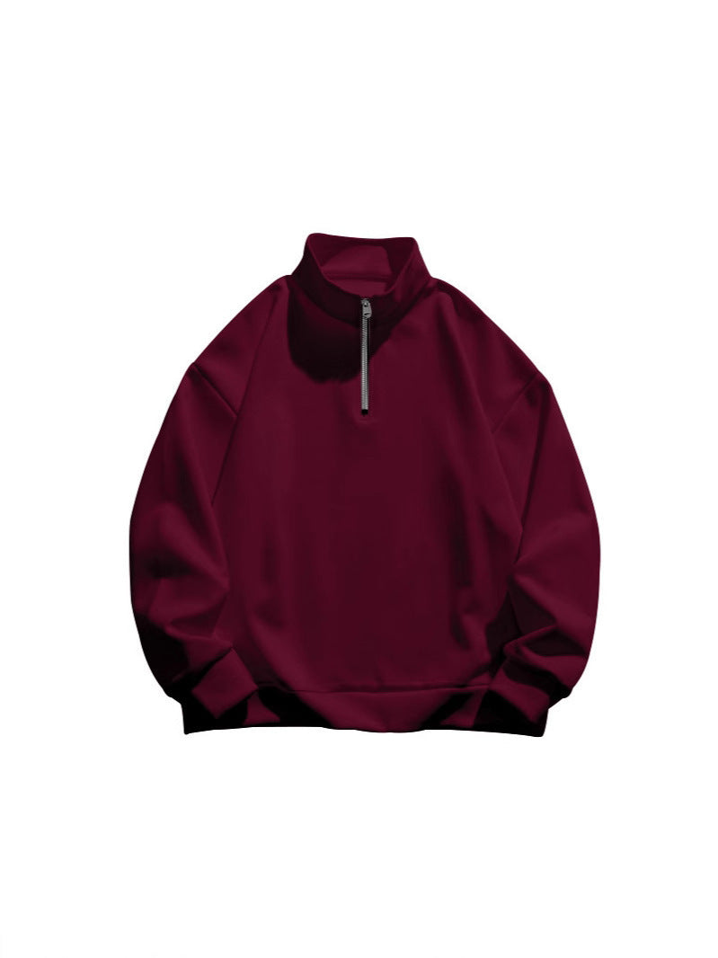 Damen Sweatshirt mit Stehkragen und Reißverschluss Drune