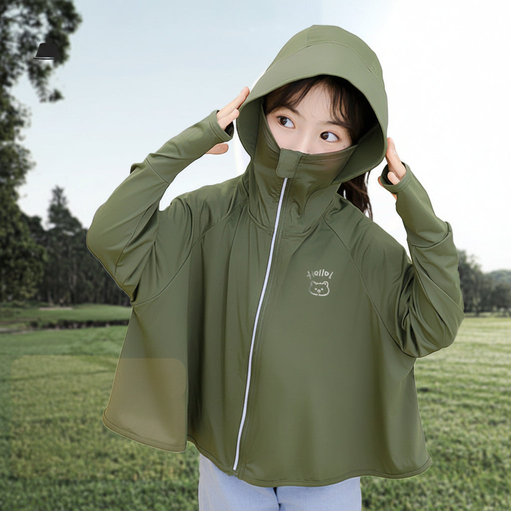Damen leichte UV-Schutzjacke mit Kapuze Drune