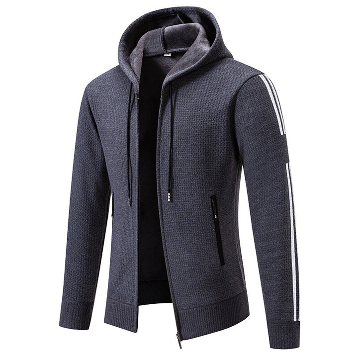 Herren Sportliche Kapuzenjacke mit innovativem Materialmix Drune
