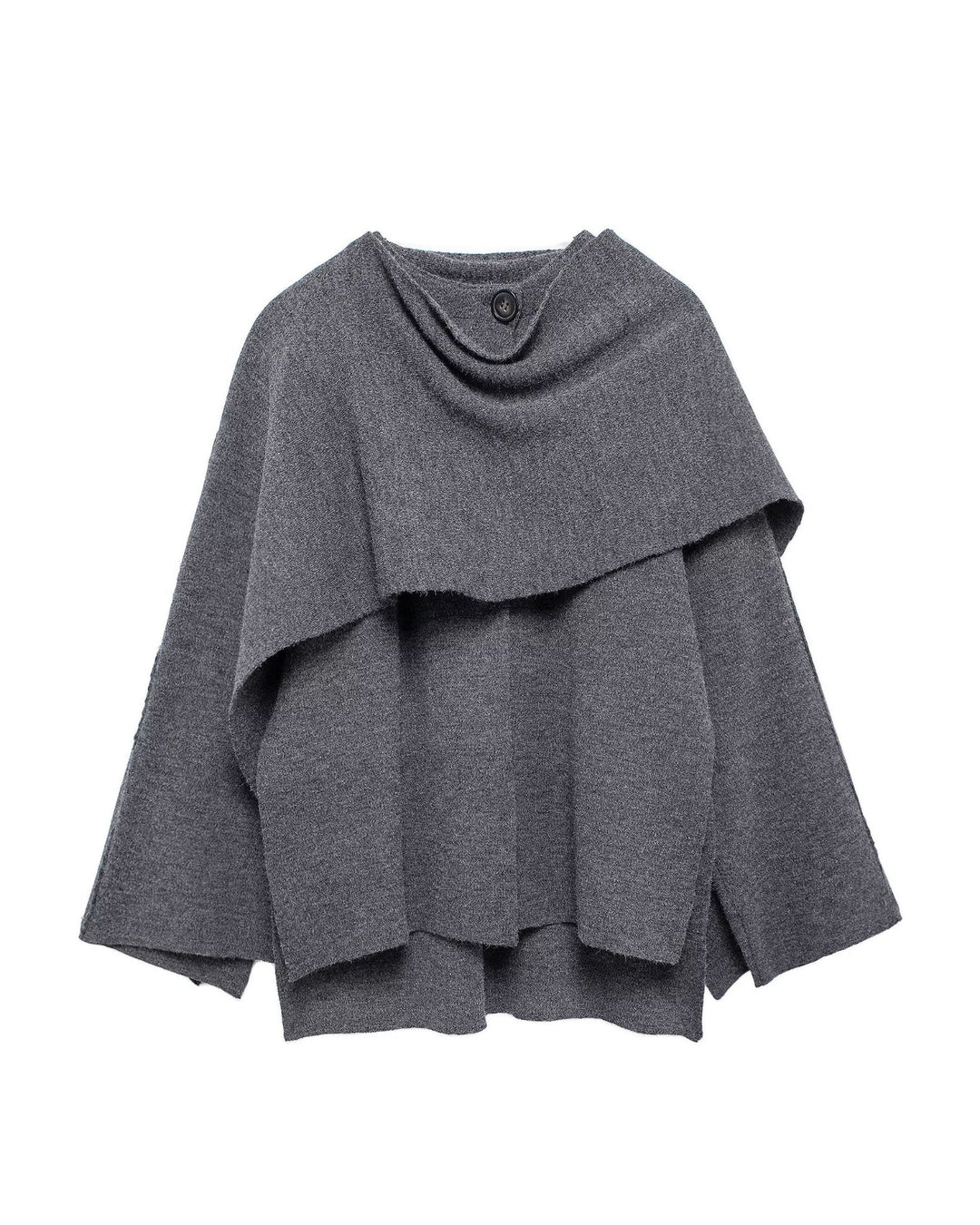 Drune | Schal Kurzer Strickmantel
