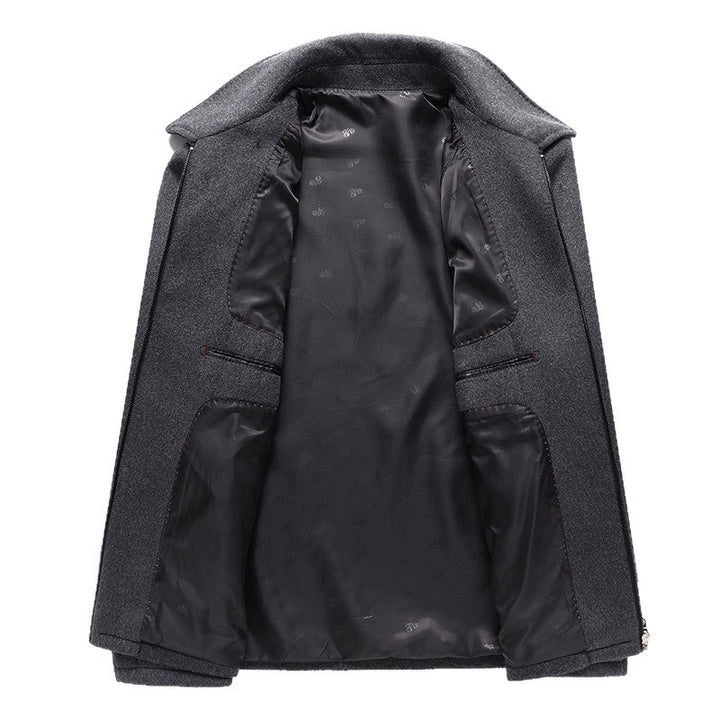 Herren moderne Übergangsjacke mit elegantem Kragen und praktischen Taschen Drune