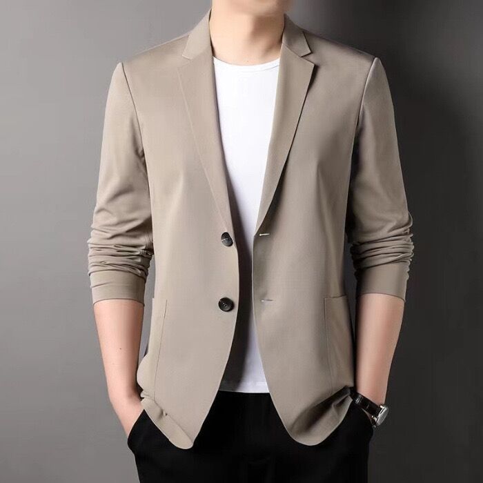 Herren sportliche Blazerjacke mit lässigem Schnitt und praktischen Taschen Drune