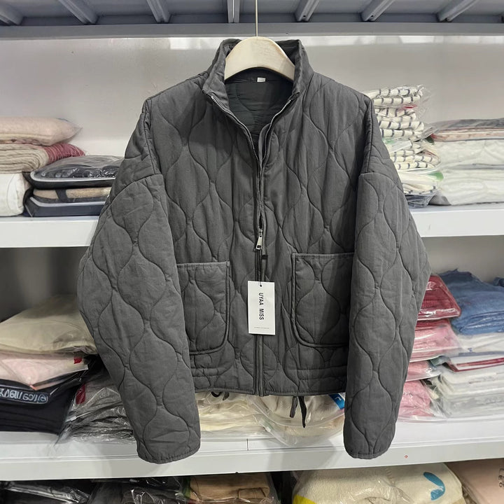 Femme Stepp Utility-Jacke mit Übergroßen Taschen Drune