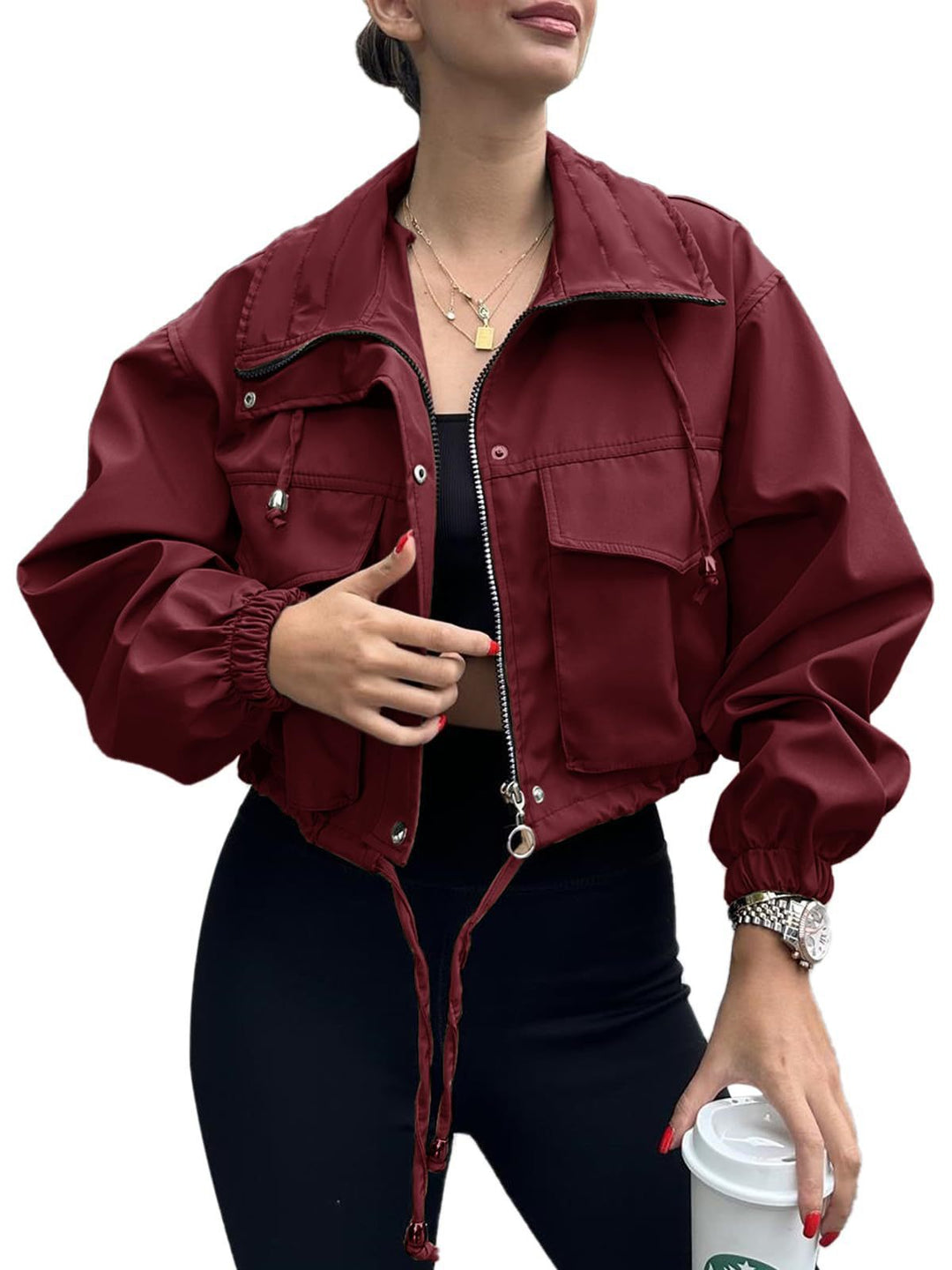 Damen sportliche Kurzjacke Drune