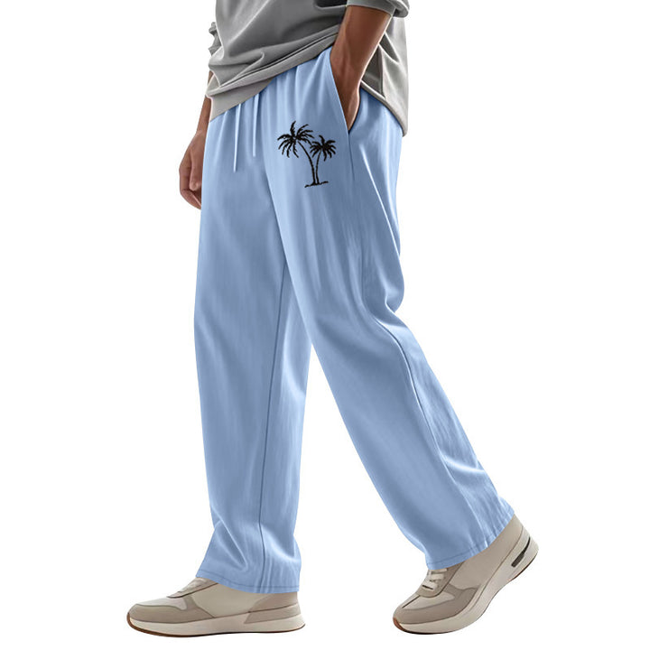 Herren Legere Freizeithose mit seitlichem Logodruck Drune