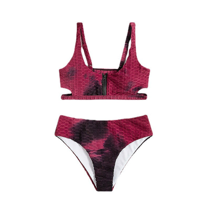 Damen Sportlicher Bikini mit innovativem Reißverschluss Drune