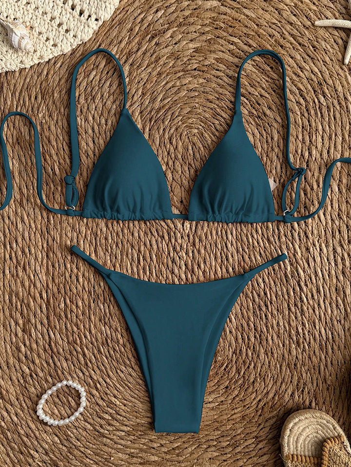 Damen Bikini-Set mit verspieltem Tie-Dye-Muster Drune