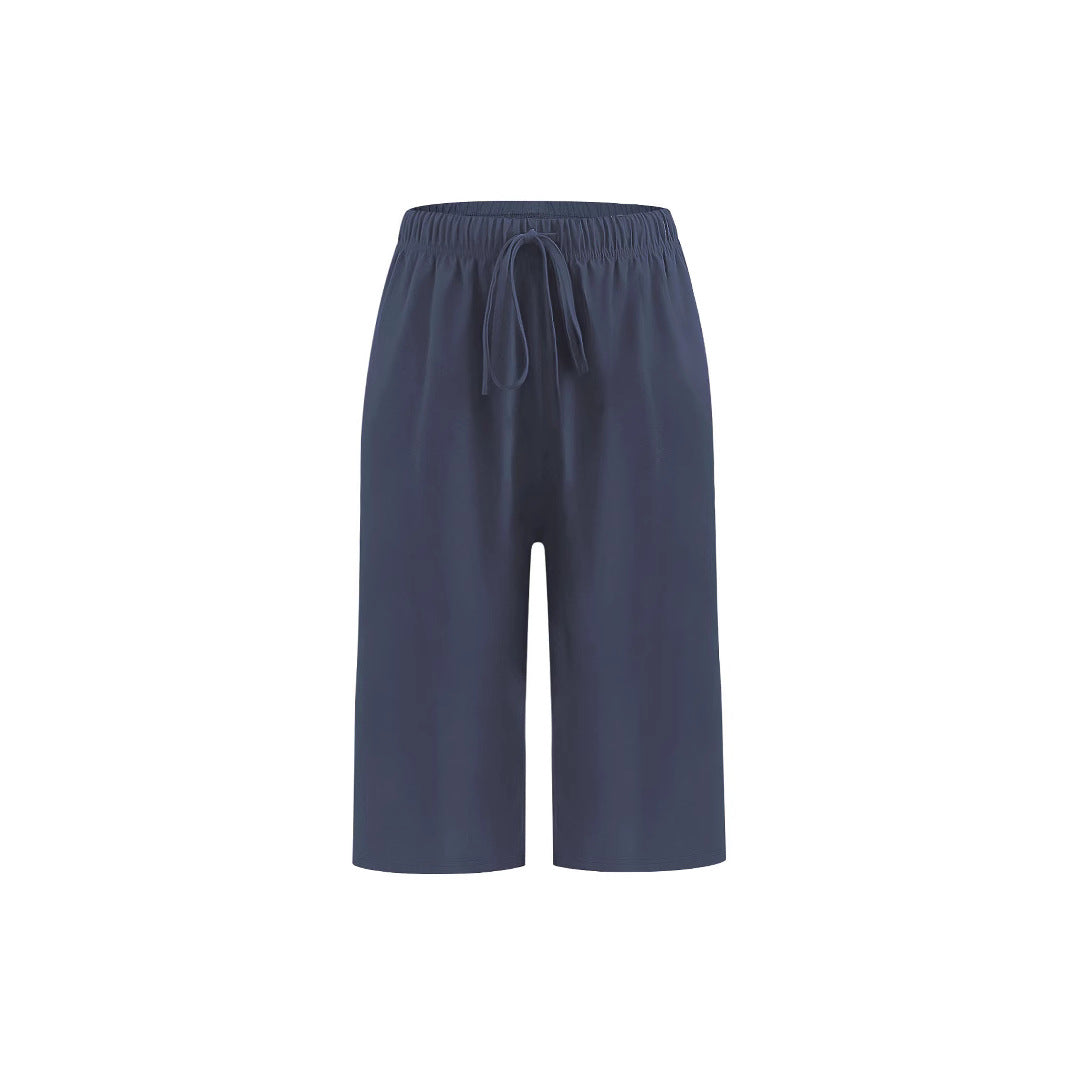 Damen Relaxed Fit Komfort Stretch Bermuda Shorts Drune