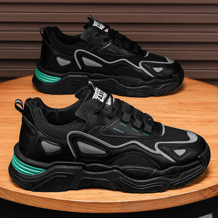 Damen Sportliche Sneakers mit atmungsaktiven Netzoberflächen und gepolstertem Innenbereich Drune