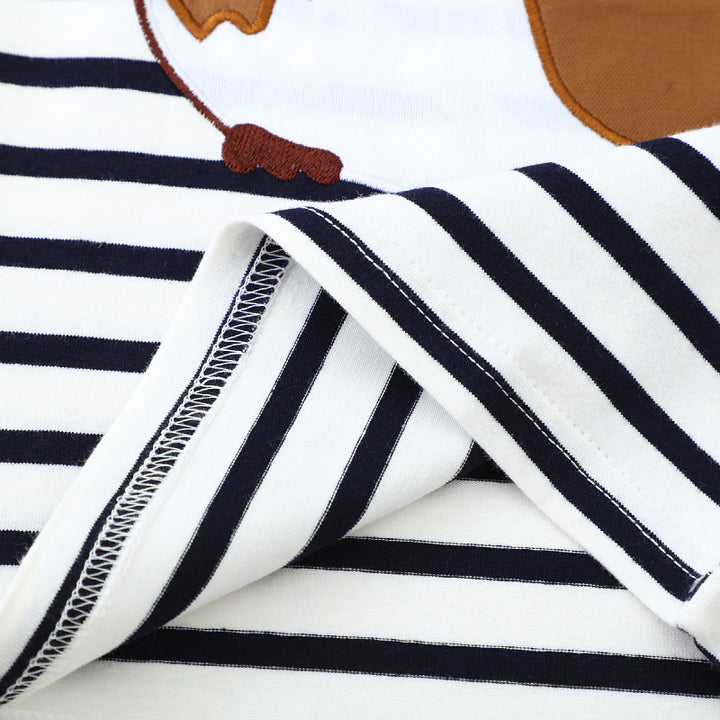 Jungen Langarmshirt mit Baumwollstoff und niedlichem Meerschweinchen-Motiv Drune
