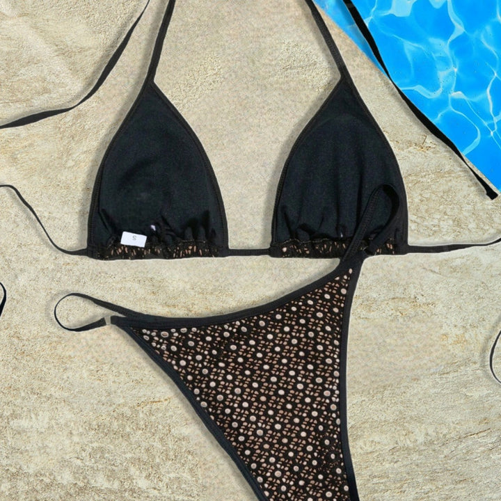 Damen Triangel-Bikini-Set mit raffinierten Details Drune