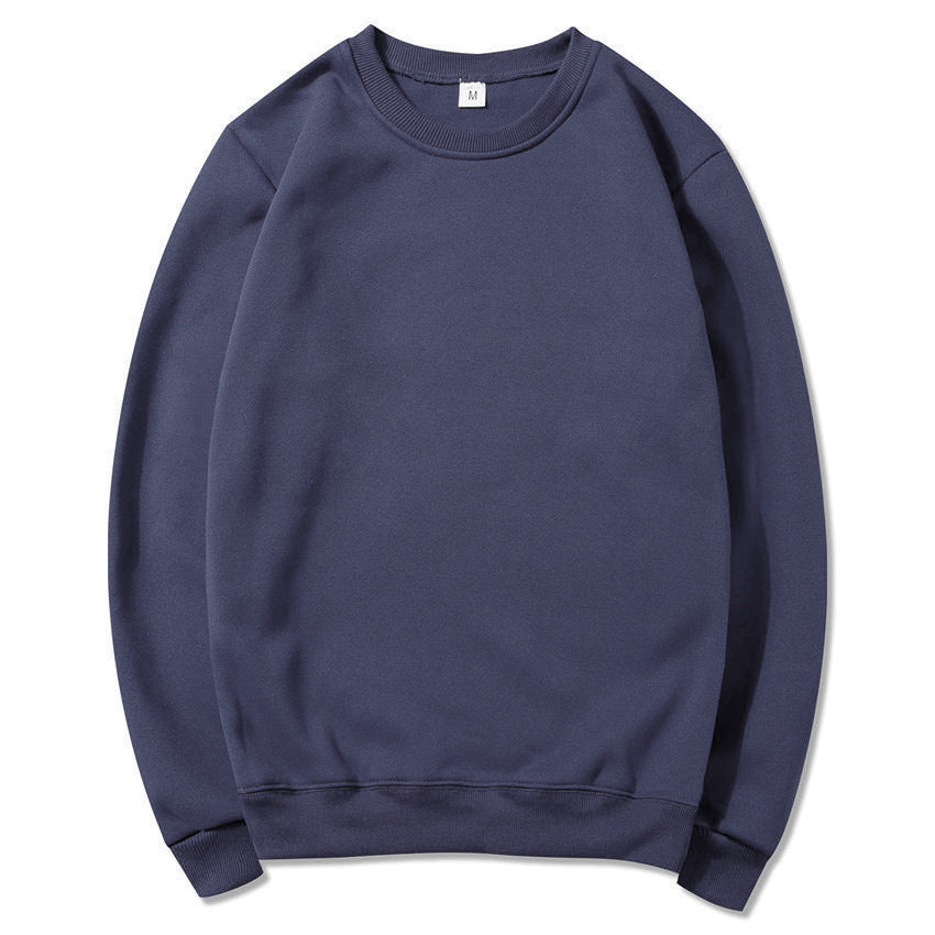 Unisex zeitloser Rundhals-Sweater ohne Kapuze mit angerauter Innenseite und verstärktem Nacken Drune