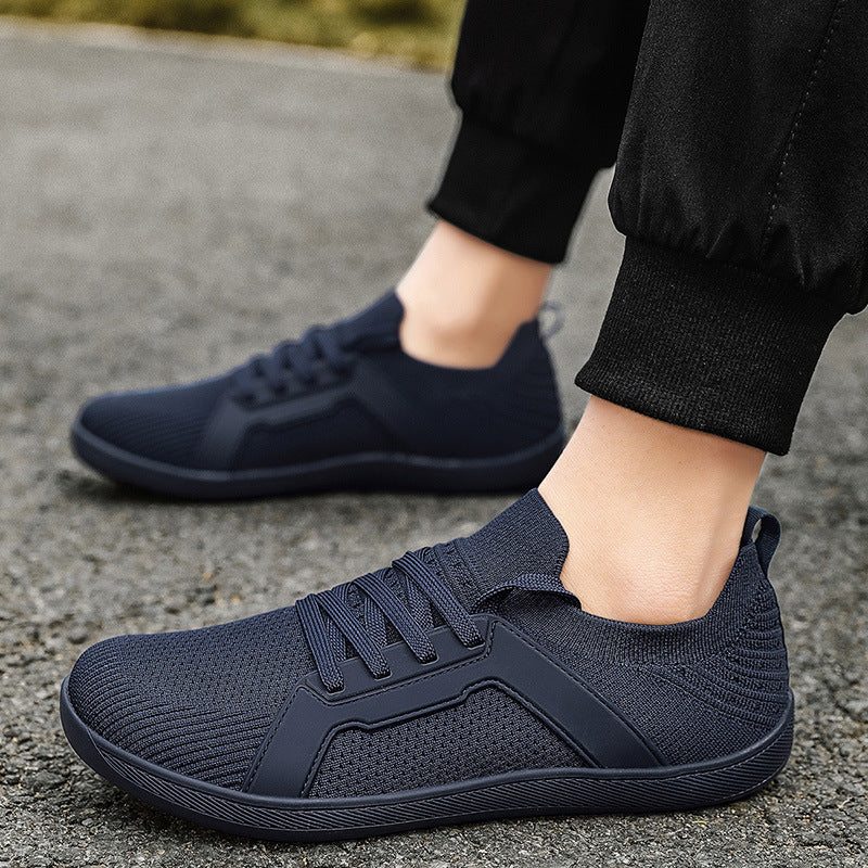 Herren nan urbaner Strick-Freizeit-Sneaker mit elastischem Schlupfschaft, thermoplastischer Seitenverstärkung und stoßdämpfender Leichtlaufsohle Drune