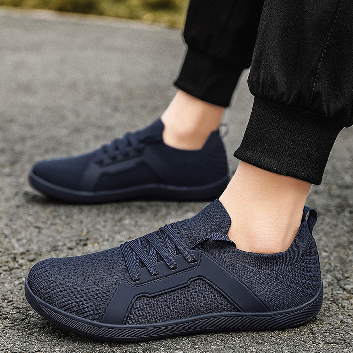 Herren nan urbaner Strick-Freizeit-Sneaker mit elastischem Schlupfschaft, thermoplastischer Seitenverstärkung und stoßdämpfender Leichtlaufsohle Drune